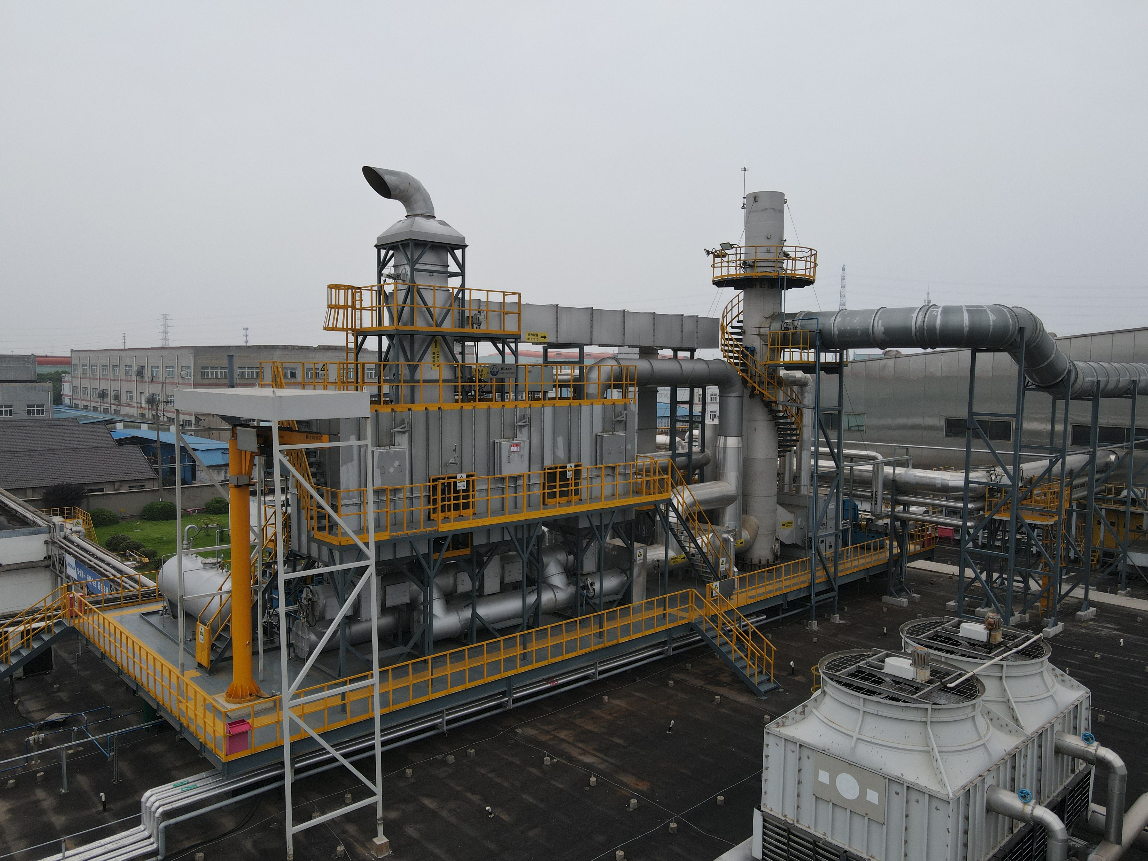 Waste Gas Treatment System for Electronics CCL (Copper-Clad Laminate) project photo 2