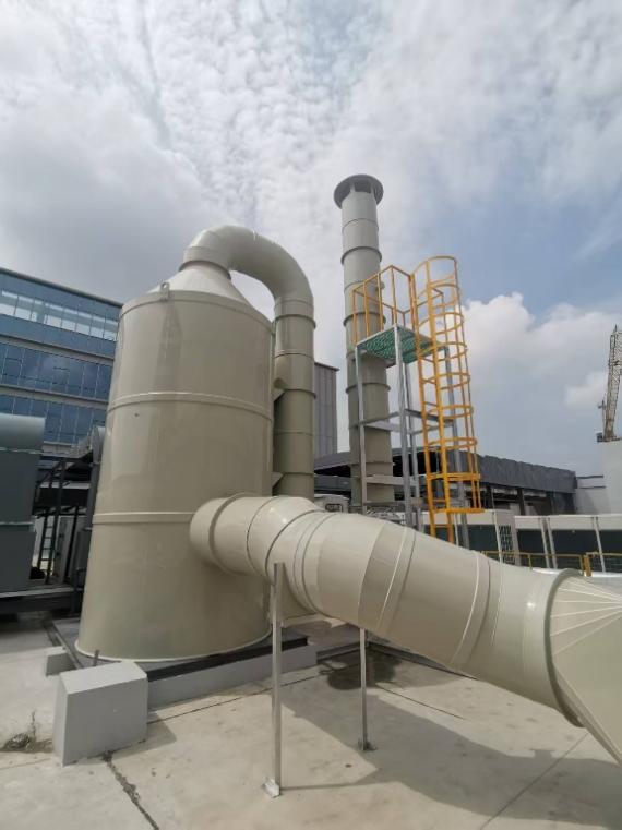 Alkali Scrubber Exhaust Gas Treatment System for Medical Device Manufacturing project photo