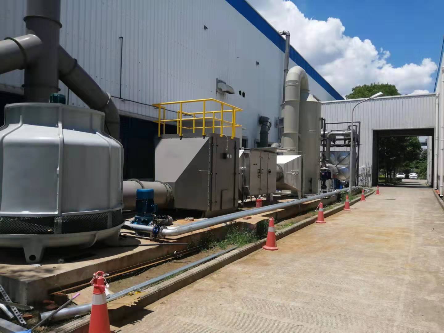 Spraying Exhaust Gas Treatment System project photo